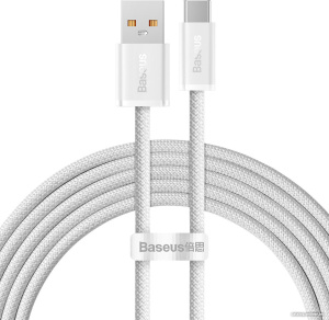 Dynamic Series Fast Charging Data Cable 100W USB Type-A - USB Type-C (2 м, белый)