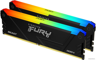 Оперативная память Kingston FURY Beast RGB 2x16ГБ DDR4 3200 МГц KF432C16BB2AK2/32  купить в интернет-магазине X-core.by
