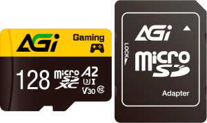 TF138 Supreme microSDXC 128GB AGI128GGSTF138 (с адаптером)