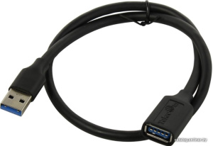 USB Type-A TUS708-1m (1 м, черный)