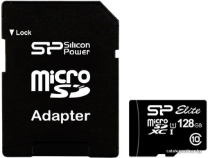 microSDXC Elite UHS-1 (Class 10) 128GB (SP128GBSTXBU1V10SP)