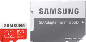 EVO Plus microSDHC 32GB + адаптер