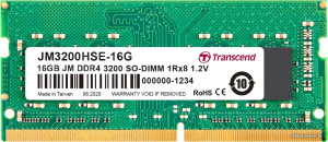 JetRam 16GB DDR4 SODIMM PC4-25600 JM3200HSE-16G