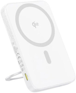 PicoGo Qi2 Magnetic Power Bank 5000mAh 20W (белый)