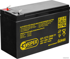 GP-1272 28W F1 (12В/7.2 А·ч)