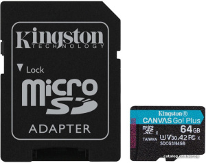 Canvas Go! Plus microSDXC 64GB (с адаптером)