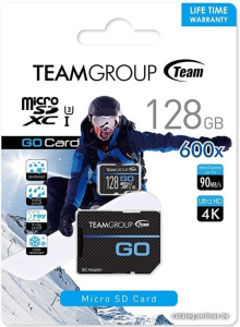 Group Go MicroSDXC 128GB TGUSDX128GU303 + адаптер