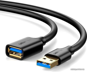 US129 USB Type-A - USB Type-A (1.5 м, черный)