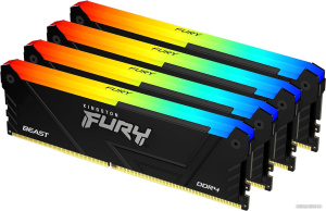 FURY Beast RGB 4x16ГБ DDR4 2666 МГц KF426C16BB2AK4/64
