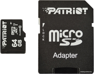 microSDXC LX Series (Class 10) 64GB + адаптер [PSF64GMCSDXC10]