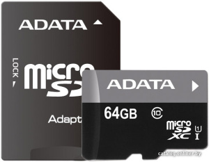 Premier microSDXC UHS-I U1 Class 10 64GB (AUSDX64GUICL10-RA1)