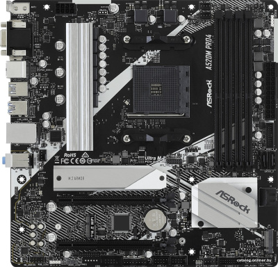 Материнская плата ASRock A520M Pro4  купить в интернет-магазине X-core.by