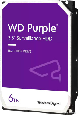 Жесткий диск WD Purple 6TB WD64PURZ купить в интернет-магазине X-core.by