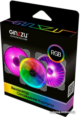 Вентилятор для корпуса Ginzzu 12DR4  купить в интернет-магазине X-core.by