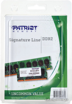 Оперативная память Patriot Signature 2GB DDR2 PC2-6400 (PSD22G80026)  купить в интернет-магазине X-core.by