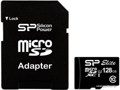 Купить карта памяти silicon-power microsdxc elite uhs-1 (class 10) 128gb (sp128gbstxbu1v10sp) в интернет-магазине X-core.by