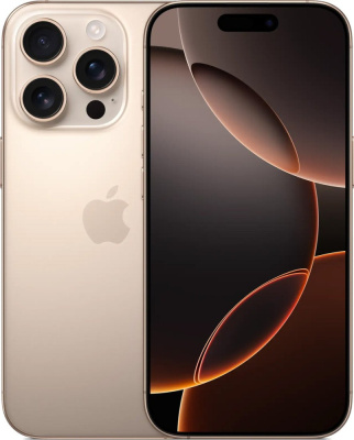Купить смартфон apple iphone 16 pro 128gb (пустынный титан) в интернет-магазине X-core.by