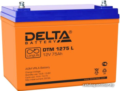 Купить аккумулятор для ибп delta dtm 1275 l (12в/75 а·ч) в интернет-магазине X-core.by