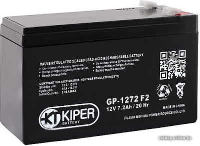 Купить аккумулятор для ибп kiper gp-1272 f2 (12в/7.2 а·ч) в интернет-магазине X-core.by