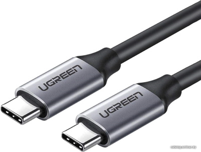 Купить кабель ugreen us161 50751 usb type-c - usb type-c (1.5 м, черный/серый) в интернет-магазине X-core.by