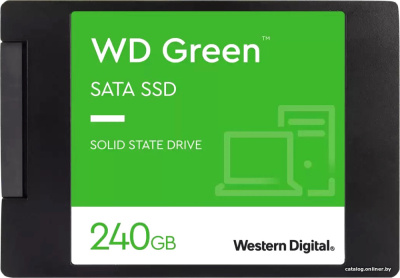 SSD WD Green 240GB WDS240G3G0A  купить в интернет-магазине X-core.by