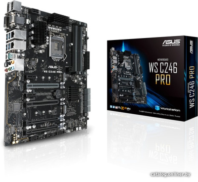 Материнская плата ASUS WS C246 PRO  купить в интернет-магазине X-core.by