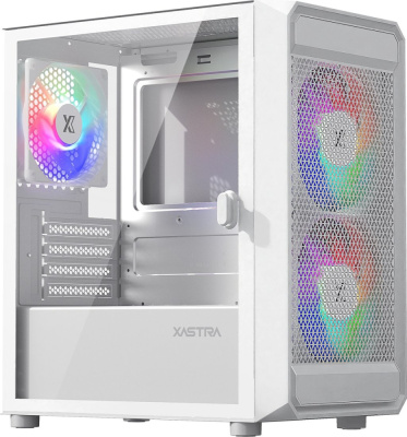 Корпус XASTRA A303M 3FRGB (белый)  купить в интернет-магазине X-core.by