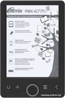 Купить электронная книга ritmix rbk-677fl в интернет-магазине X-core.by