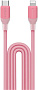 Кабель Momax DL53P 1-Link Flow LC USB Type-C - Lightning (1.2 м, розовый)