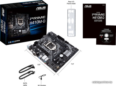 Материнская плата ASUS Prime H410M-D  купить в интернет-магазине X-core.by