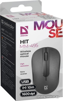 Купить мышь defender hit mm-495 в интернет-магазине X-core.by