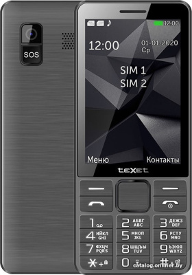 Купить мобильный телефон texet tm-d324 (черный) в интернет-магазине X-core.by