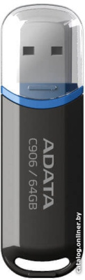 USB Flash A-Data C906 64GB (черный)  купить в интернет-магазине X-core.by