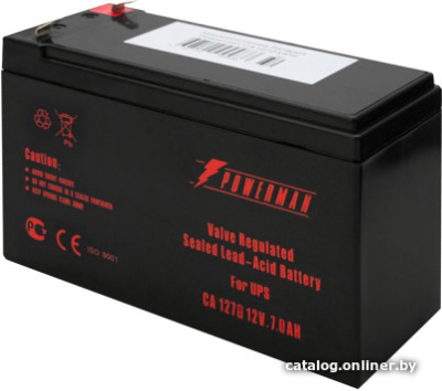 Купить аккумулятор для ибп powerman ca1270/ups (12в/7 а·ч) в интернет-магазине X-core.by