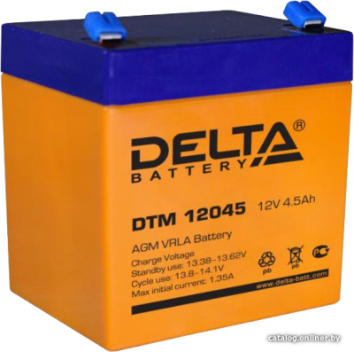 Купить аккумулятор для ибп delta dtm 12045 (12в/4.5 а·ч) в интернет-магазине X-core.by