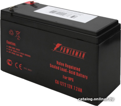 Купить аккумулятор для ибп powercom ca1272 (12в/7.2 а·ч) в интернет-магазине X-core.by