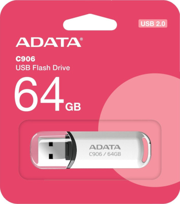 USB Flash ADATA C906 64GB (белый)  купить в интернет-магазине X-core.by