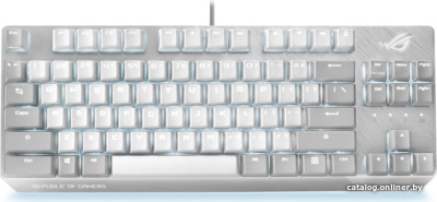 Купить клавиатура asus rog strix scope nx tkl moonlight white (asus rog nx red) в интернет-магазине X-core.by
