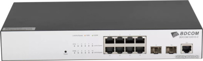 Купить управляемый коммутатор 2-го уровня bdcom s2510-c в интернет-магазине X-core.by