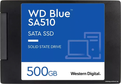 SSD WD Blue SA510 500GB WDS500G3B0A  купить в интернет-магазине X-core.by