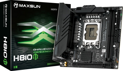 Материнская плата Maxsun Challenger H810ITX WiFi  купить в интернет-магазине X-core.by