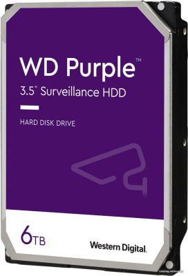 Жесткий диск WD Purple Surveillance 6TB WD62PURX купить в интернет-магазине X-core.by