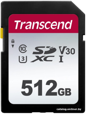 Купить карта памяти transcend sdxc 300s 512gb в интернет-магазине X-core.by