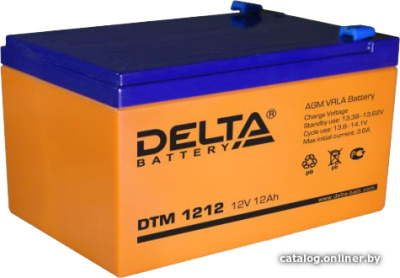 Купить аккумулятор для ибп delta dtm 1212 (12в/12 а·ч) в интернет-магазине X-core.by