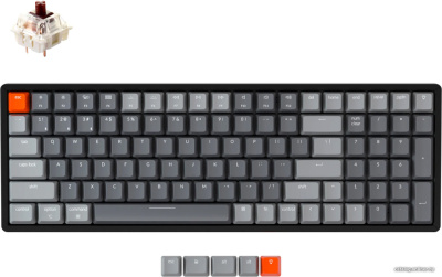 Купить клавиатура keychron k4 v2 rgb k4-c3-ru (gateron g pro brown) в интернет-магазине X-core.by