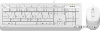 Купить клавиатура + мышь a4tech fstyler f1010 (белый/серый) в интернет-магазине X-core.by