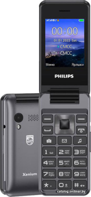 Купить кнопочный телефон philips xenium e2601 (темно-серый) в интернет-магазине X-core.by