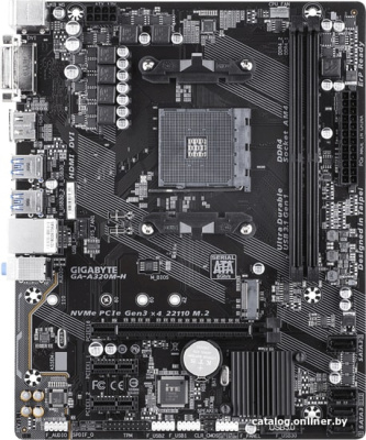 Материнская плата Gigabyte GA-A320M-H (rev. 1.0)  купить в интернет-магазине X-core.by