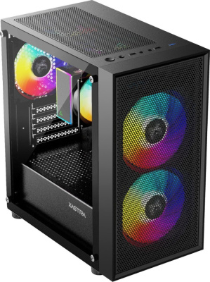 Корпус XASTRA A305M 3FRGB (черный)  купить в интернет-магазине X-core.by
