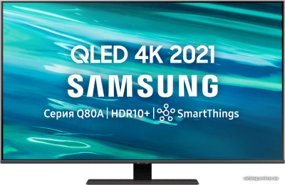 Купить телевизор samsung qled 4k q80a qe50q80aauxru в интернет-магазине X-core.by